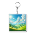 Rパンダ屋の「美しい緑の風景」グッズ Acrylic Key Chain