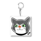 4621工務店のジムちゃんアクキー（グレー） Acrylic Key Chain