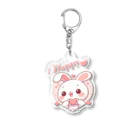 みきころん♡の幸せを呼ぶうさぎ💖 Acrylic Key Chain