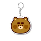 やべーべや公式SUZURIグッズのおかお Acrylic Key Chain