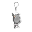 kuruminmin395963のオカメインコ・アクリルキーホルダー・ホワイトフェイス女子２ Acrylic Key Chain