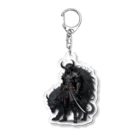 PiNK+18COMiCSの黒鬼 Acrylic Key Chain