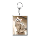 AQUAMETAVERSEの美人な猫  1477 Acrylic Key Chain