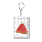 幸せ色に♪の西瓜に心臓💗 Acrylic Key Chain