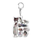 にゃんにゃんのねこいぬねこ Acrylic Key Chain