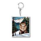Ppit8のI live in Snow Mountain. Acrylic Key Chain