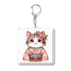 sophie138の舞妓ネコおにゃん Acrylic Key Chain