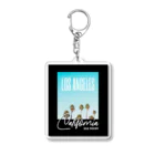 HappyFaceMarketの青空ハリウッドブルーバードUSA Acrylic Key Chain