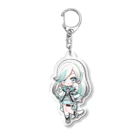 しろいる家との出会いのぽんじゃないもん！！ Acrylic Key Chain