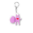 やさしさパークタウンのリス3D Acrylic Key Chain