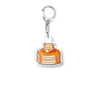 Slabo+Kariiのホットケーキとクマさん Acrylic Key Chain