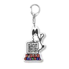 ドコムス刷りの布教用ドコムスチャンネルアクリルキーホルダーSUZURI版 Acrylic Key Chain