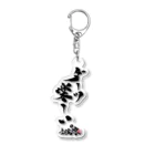 書道家　涼のダーツ楽しい。 Acrylic Key Chain