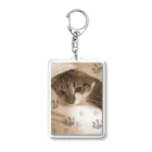 ねこ屋にこ日和の思い出1 Acrylic Key Chain