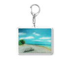 ねこ屋にこ日和のＯＫＩＮＡＷＡ Acrylic Key Chain