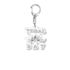 Ａ’ｚｗｏｒｋＳのTRIBAL☆BAT LAYERED WHT Acrylic Key Chain