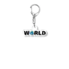 Ａ’ｚｗｏｒｋＳのWORLD(英字＋１シリーズ) Acrylic Key Chain