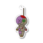 Ａ’ｚｗｏｒｋＳのHANGING VOODOO DOLL Acrylic Key Chain