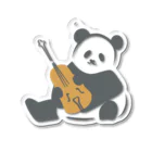 kunitachiviolinschoolの【透過】パンダくんのバイオリン アクリルキーホルダー