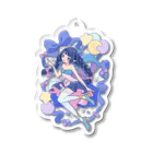 blue moon Goods Storeの３th Anniversary アクリルグッズ 月玖藍(風船・リボン有り) アクリルキーホルダー