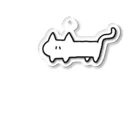 かしわのねこ（しろ） Acrylic Key Chain