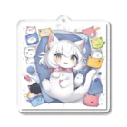 Moichi Designs Shop-2023の赤ちゃんネコタン Acrylic Key Chain