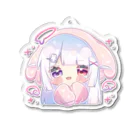 みなづき。のうさ耳パーカーちゃん(うるうる) Acrylic Key Chain