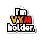 ゆでがえる(非正規こどおじでも底辺セミリタイアできますか?)のI'm VYM holder. Acrylic Key Chain