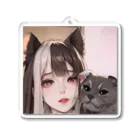 ラッキーLOVEの猫耳地雷っ娘2 Acrylic Key Chain