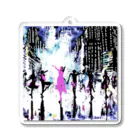 Moichi Designs Shop-2023のnew york dancer Acrylic Key Chain