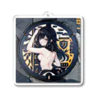 E16のマンホール美女 Acrylic Key Chain