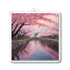 　Mtスペースの#日本桜 Acrylic Key Chain