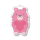 ナレクマちゃん商店のナレクマちゃん（ハートver） アクリルキーホルダー