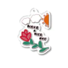 えでんのHAVE A NICE DAY Acrylic Key Chain