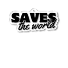 SAVES the WORLDのSAVES2024S.S. アクリルキーホルダー