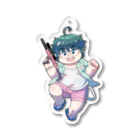 渦海 もん🐬🫧 くるくる天パ系Vtuberのさんずいず戦闘モード🔫 Acrylic Key Chain