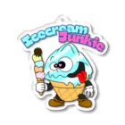 Eidori Design LabのIcecream Junkie アクリルキーホルダー