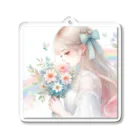 終わらない夢🌈のあなたを想う少女✨ Acrylic Key Chain