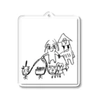 Finの競馬好きのFinの絵 Acrylic Key Chain