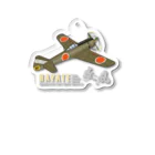 NYAO_AVIATIONの中島 四式戦 疾風 Ki-84 HAYATE 飛行第73戦隊機 グッズ Acrylic Key Chain