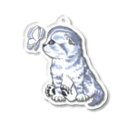 nya-mew（ニャーミュー）のちょうちょだよニャーちゃん Acrylic Key Chain