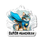 猫武者(NekoMusya)のSUPER MANCHKIN 参上！ アクリルキーホルダー