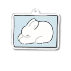 微風おひるねショップの立ち耳ちゃん Acrylic Key Chain