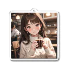 LuckyAngelのchillタイム彼女 Acrylic Key Chain