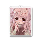 鈴蘭スミレのたばこちゃん Acrylic Key Chain