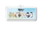 HanaChannel_hogonekoLifeのHana Channel.春のデザイン Acrylic Key Chain