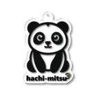 hachi-mitsu3（はちみつ）のhachi-mitsu3 パンダ　panda Acrylic Key Chain