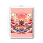 大江戸花火祭りのCelestial Ryujin Realm～天上の龍神領域4 Acrylic Key Chain