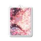 AQUAMETAVERSEの桜と私ラフルール1859 Acrylic Key Chain