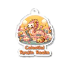 大江戸花火祭りのCelestial Ryujin Realm～天上の龍神社6 Acrylic Key Chain